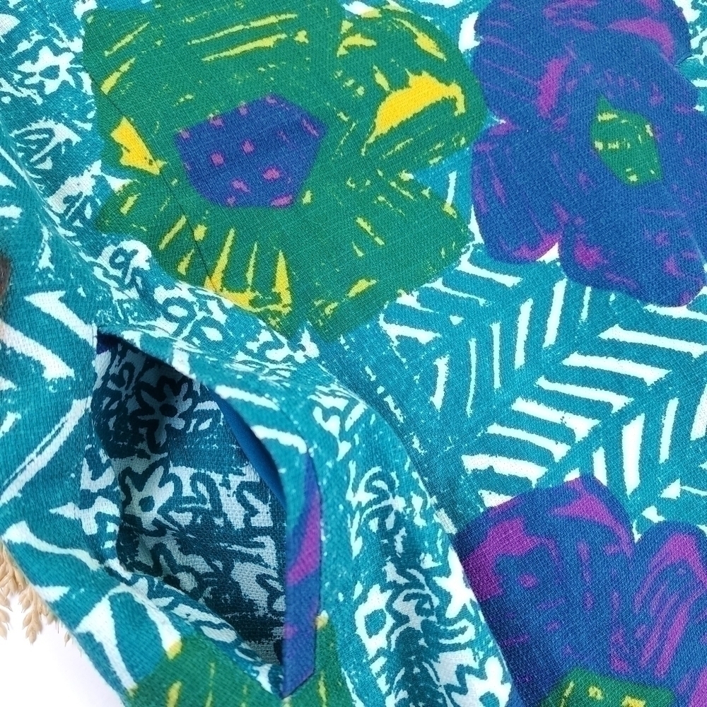 Vanessa Virginia Anthropologie Goorgeous Back Blue Floral Boho Dress Sz 4 - Picture 8 of 16